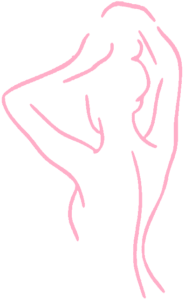 depilacja laserowa ruda śląska kobiece ciało logo różowe